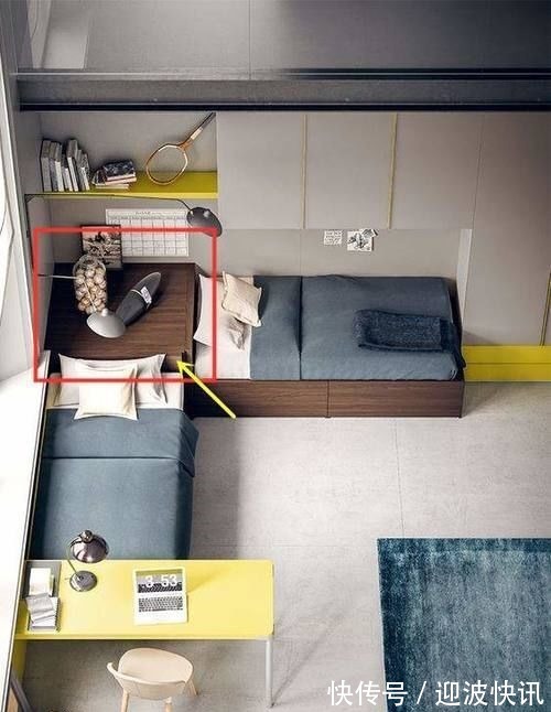 木格栅隔断|上下铺二胎家庭都不用了,10㎡垂直放2张床,上下收纳中间隔断