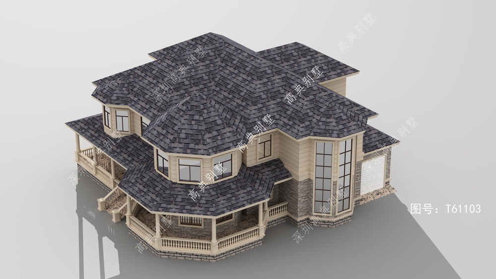 别墅|简欧小别墅,成本经济,非常适合农村自建房。