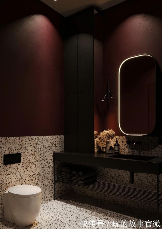 气度|极简一居,以波纹板做背景墙,有高度,也有气度!