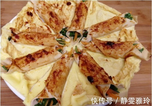 黄豆酱|2张豆皮，3个鸡蛋，不用一滴油，又香又营养，2分钟出锅，超美味