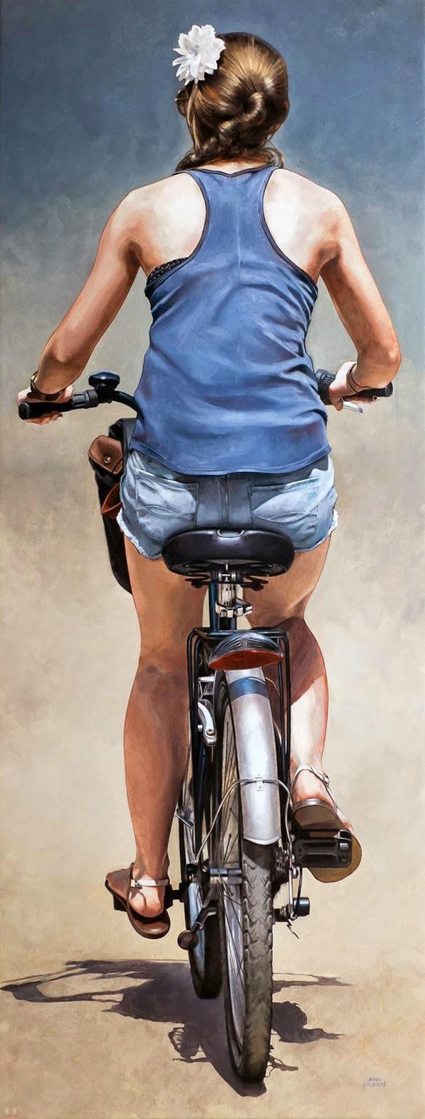 写实#城市街道人物油画:西班牙青年画家Marc Figueras的写实油画