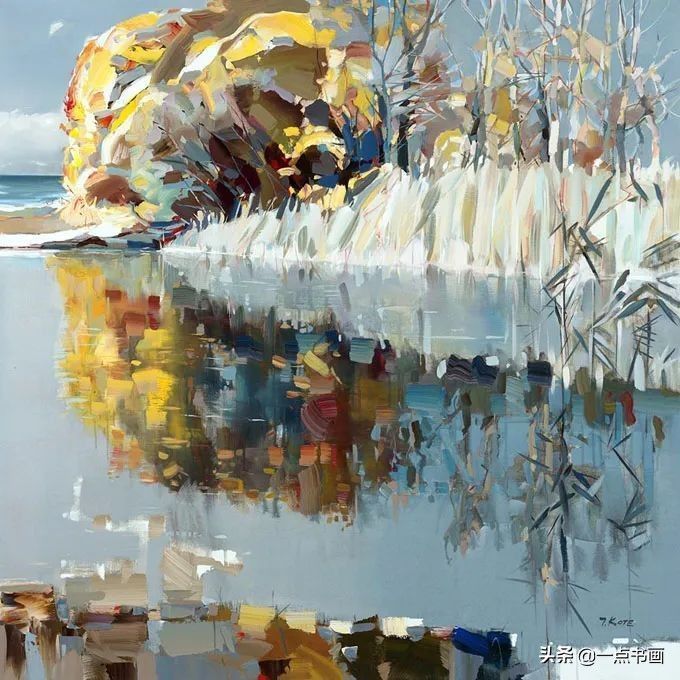 科特&他的绘画是光与色的交响乐,充满着前卫和时尚