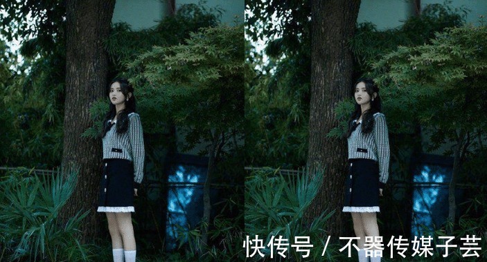 水手装|杨超越化身“漫画少女”,穿水手装看起来清纯可爱,少女感满满