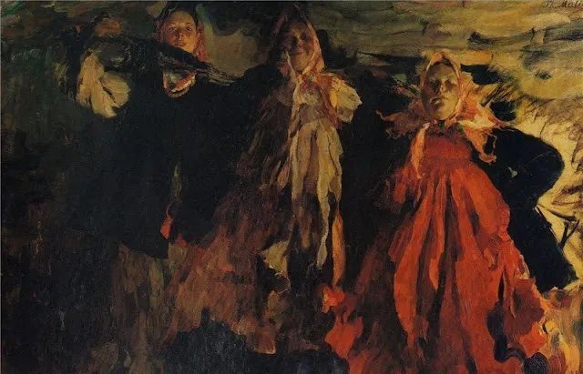 俄罗斯!色彩这么艳丽,居然是列宾工作室出来的画家