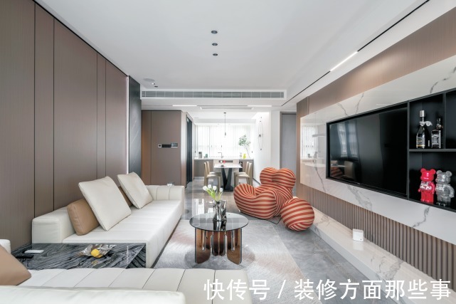 三居室|160㎡现代三居室,“家”是最好诠释本质生活的地方