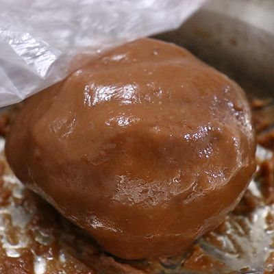 搅拌均匀|巧克力冰皮月饼