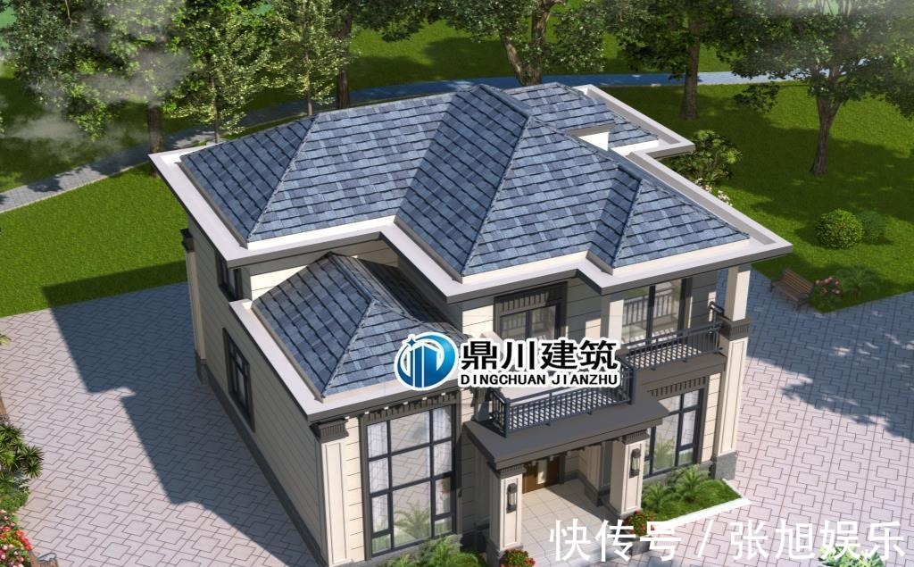 占地面积|5款新中式二层农村别墅,低调大气,中式传统美永不过时