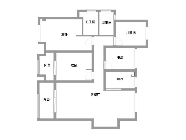 禅意|135平四居室设计，蓝色的新中式设计大开眼界