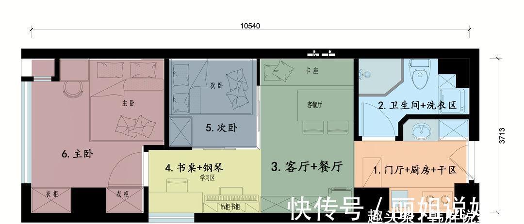 储物区|离婚分了一套52㎡小户型,带着孩子一起生活,单亲妈妈应该更坚强