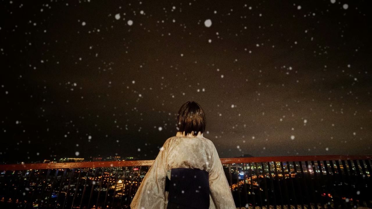 俯瞰|《空の境界》俯瞰风景 両儀式COSPLAY