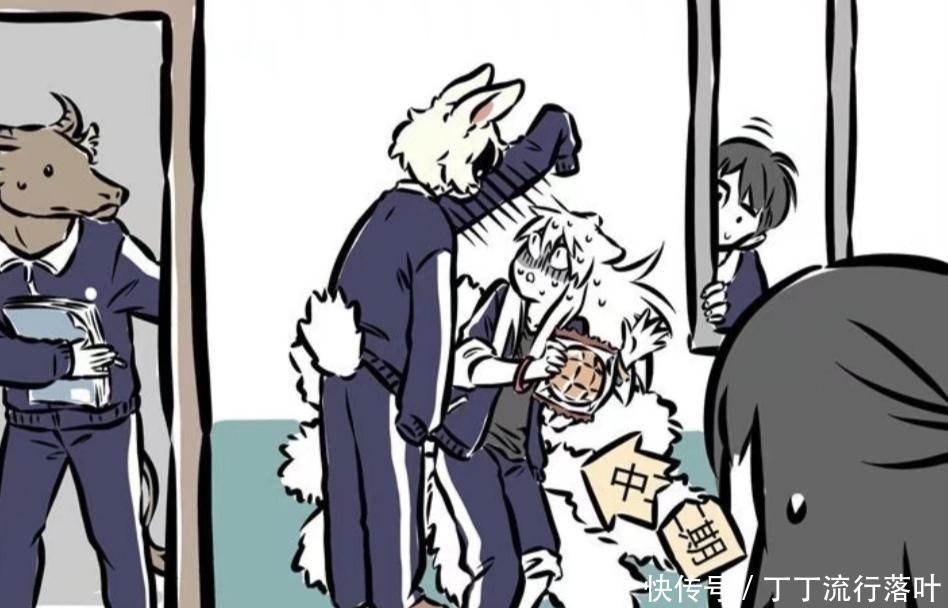 高中时期|非人哉高中时期,九月和哮天都是“问题学生”