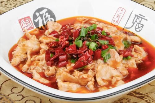 郫县豆瓣酱|水煮肉片要想又滑又嫩，记住关键1步，鲜嫩又入味，味道不输饭店