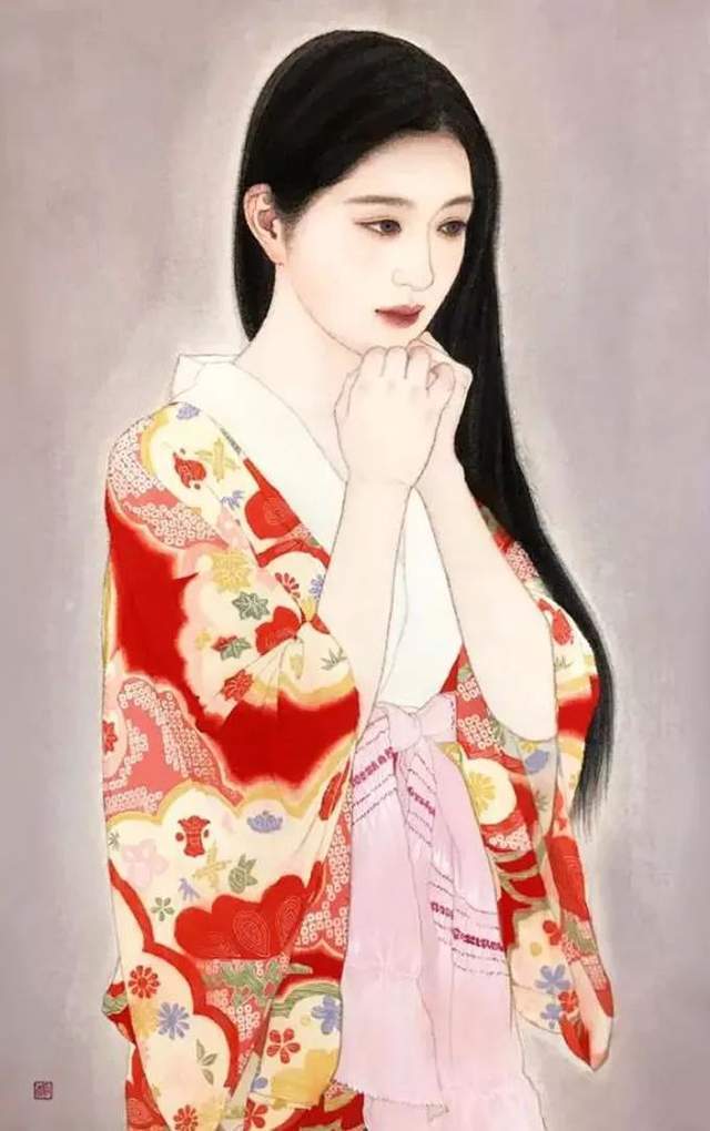 笔下|人称日本最美女画家，竟然这样画美女，极具香艳的极致诱惑