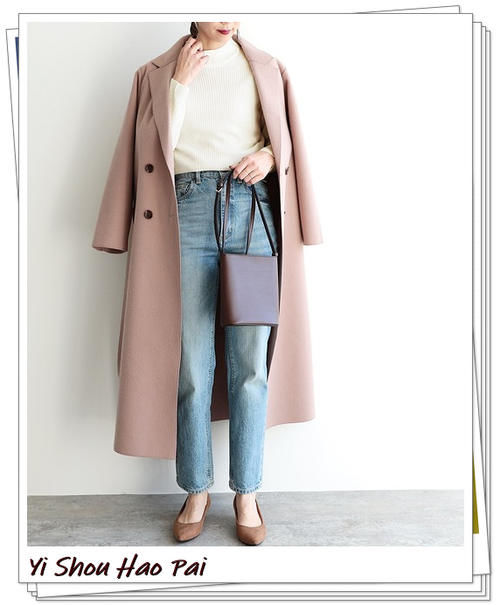 简单经典,休闲时尚!牛仔裤+针织衫的20种流行轻熟搭配示例