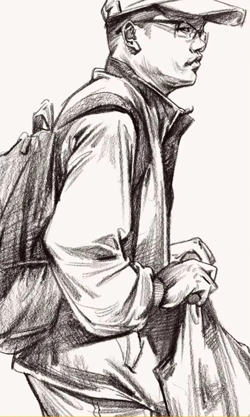 毛病$速写出现这些毛病,说明你的肩膀画得有问题!