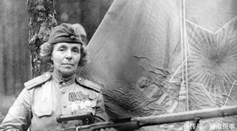想着|谁是王牌女狙击手？别老想着柳德米拉，还有一位52岁老奶奶