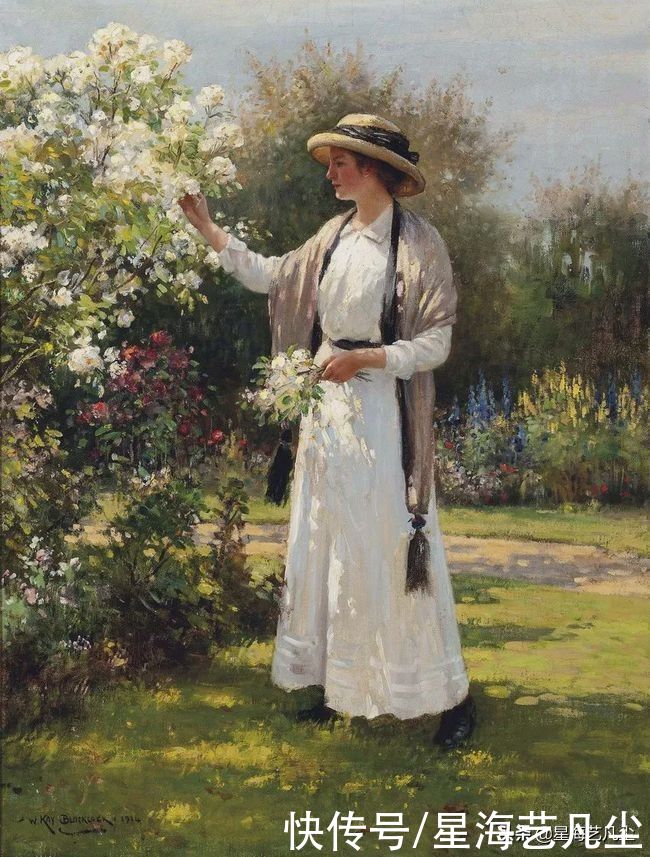 威廉·凯·布莱克洛克，William Kay Blacklock油画作品鉴赏