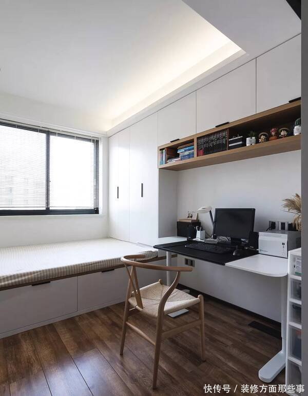 洗手台|118平简约装修 电视墙做隐形收纳真聪明!