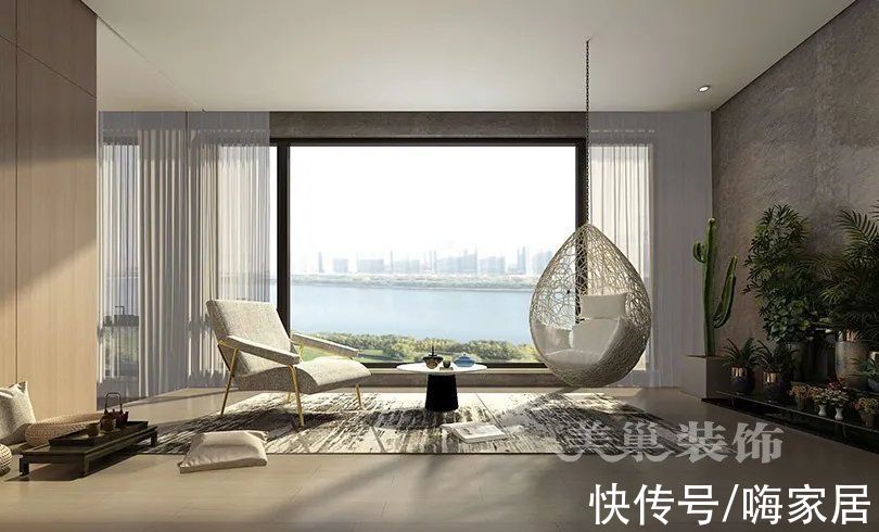 灰咖色|郑州230㎡四室，不盲从的极简品味，简单而有调性