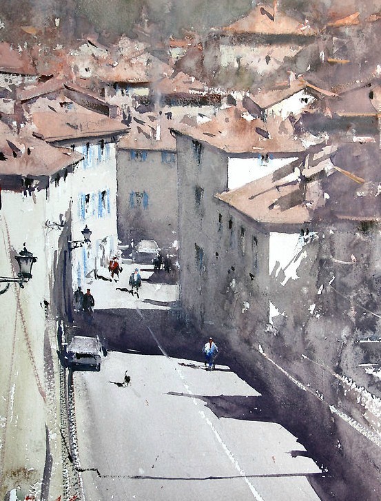 艺术家@雾里看花,澳大利亚水彩艺术家科维奇的作品,很是美!