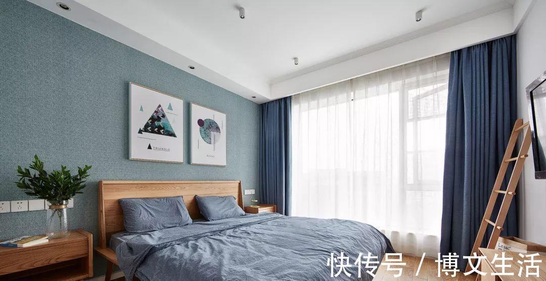 北欧风|113㎡简约北欧风,文艺清新中还有典雅感,好喜欢这样的设计!