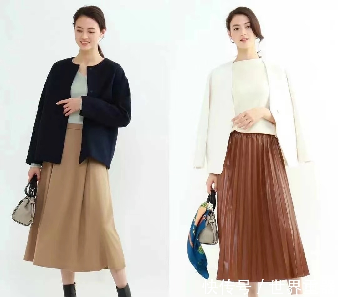 浅色系 四十多岁的女人穿衣别太将就,极简风穿搭温柔大气,特别显气质