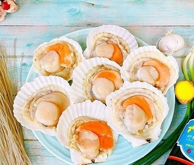 超市冻扇贝粉丝蒸多久