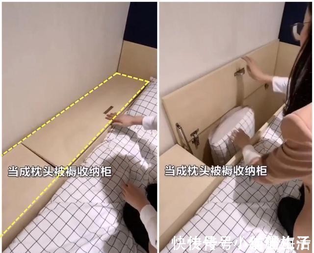 小卧室|小卧室早该舍弃床头柜,靠墙塞15公分宽薄柜,收纳何止多出2倍