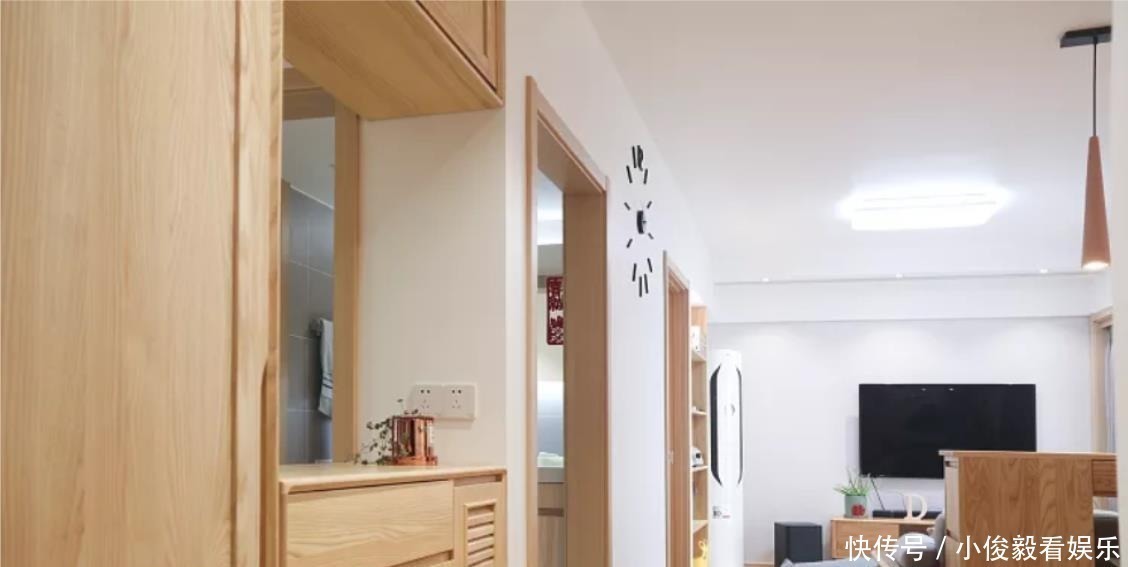 原木|56平小婚房,沙发不靠墙等于“多间房”全屋实用极了,晒晒