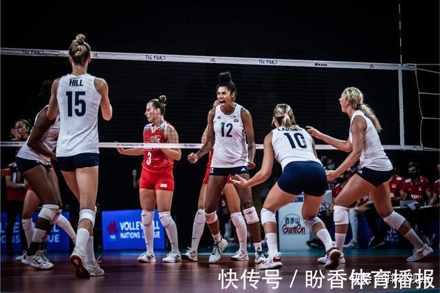 半决赛|2021世界女排联赛半决赛战罢,美国与巴西顺利会师决赛