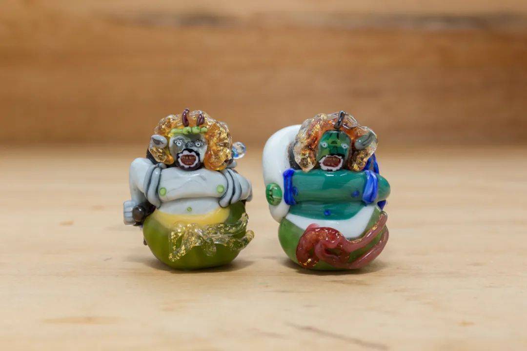 玻璃珠#他在玻璃中作画,将微小世界的美展现得淋漓尽致!