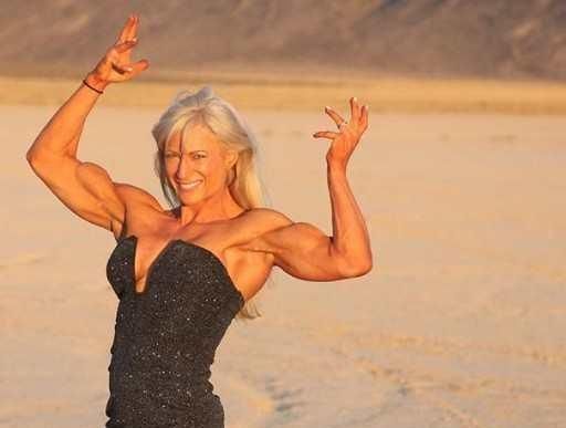 跑步|她认为健美具有艺术性，让她可以展示自己