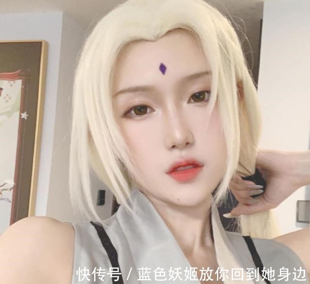 相似度|腐团儿又出“经典之作”COS纲手相似度百分百,这颜值颠覆认知