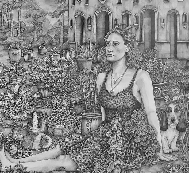 olivia@全球最“抠”美女画家,用一支2元针管笔惊艳世界