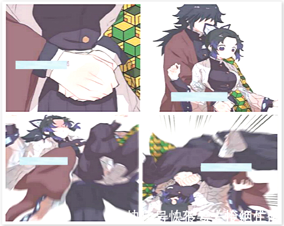 木讷|鬼灭之刃:义勇与蝴蝶忍谈恋爱,跳楼、自拍展现直男一面