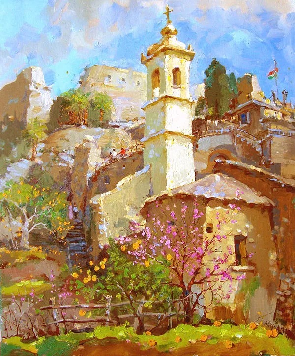 米沙金!俄罗斯画家米沙金的风景油画,美的不要不要的!