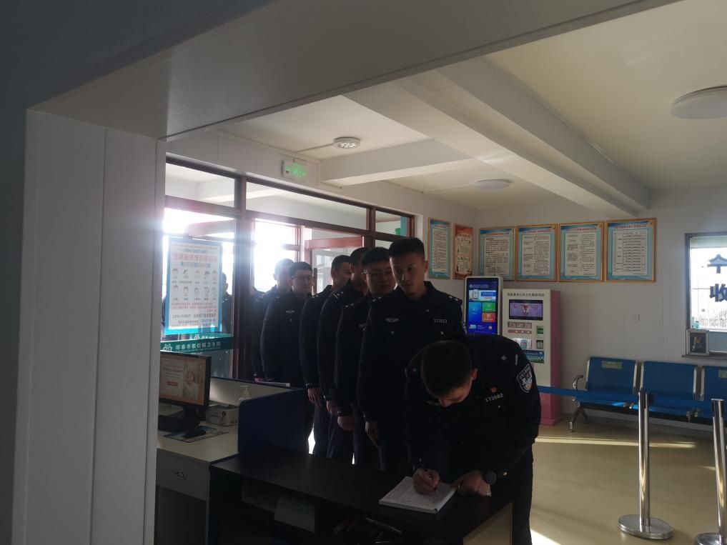 人民警察|敬信镇卫生院组织开展驻地民警健康体检工作