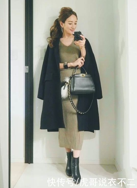  这位|大衣穿搭优雅精致最重要，这位日本博主真会穿，每一套都堪称模板