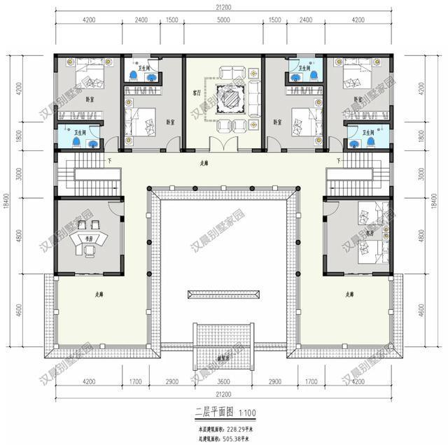别墅|对称式传统中式二层别墅,流传千年准没错,农村就应该建这种房子