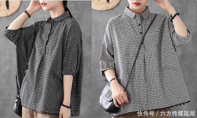 春天里时尚的棉麻衬衫穿搭，别具一格的版型，优雅大方，非常好看