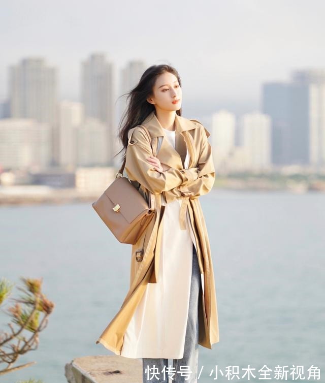 撞衫 风衣+阔腿裤=永不过时的气质精，时髦又高级！