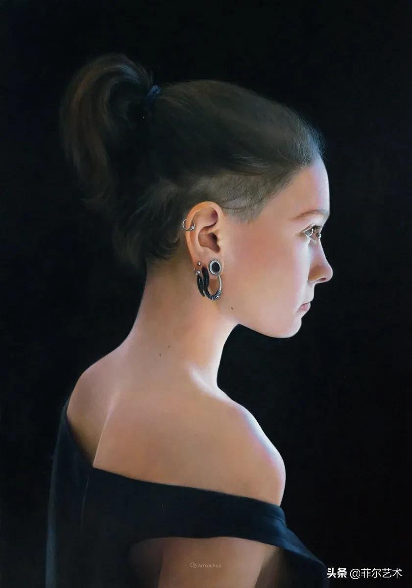 安妮·罗达!法国画家安妮·罗达超高清、超写实人物油画作品欣赏