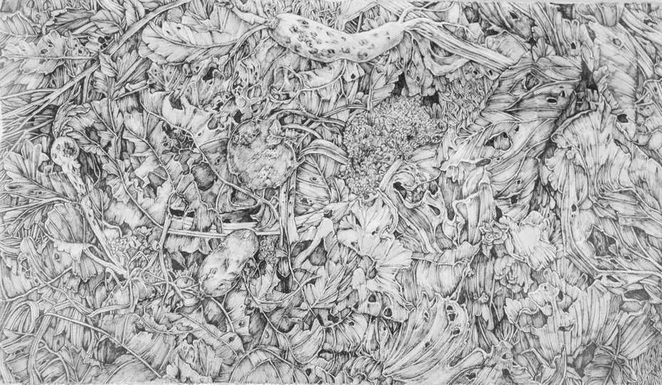 艺术学院|一幅画用掉上百支笔,看到最后成果这么震撼,也就不觉得心疼了