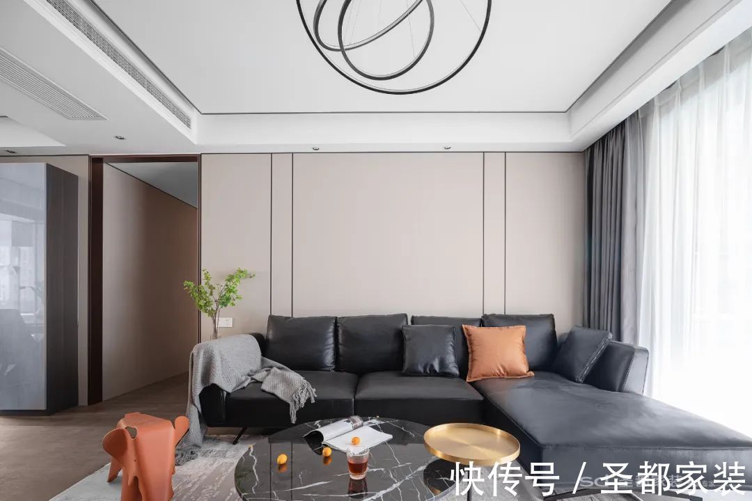 竹木|128㎡现代风格亲子宅案例，竹木纤维板+逆天收纳，实名慕了