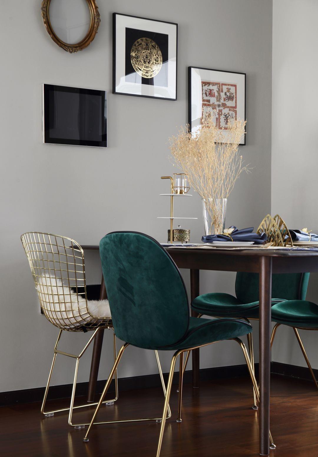 李文琦|146平的北欧新家，用墨绿色刻画空间，打造精致和时尚并存的新家