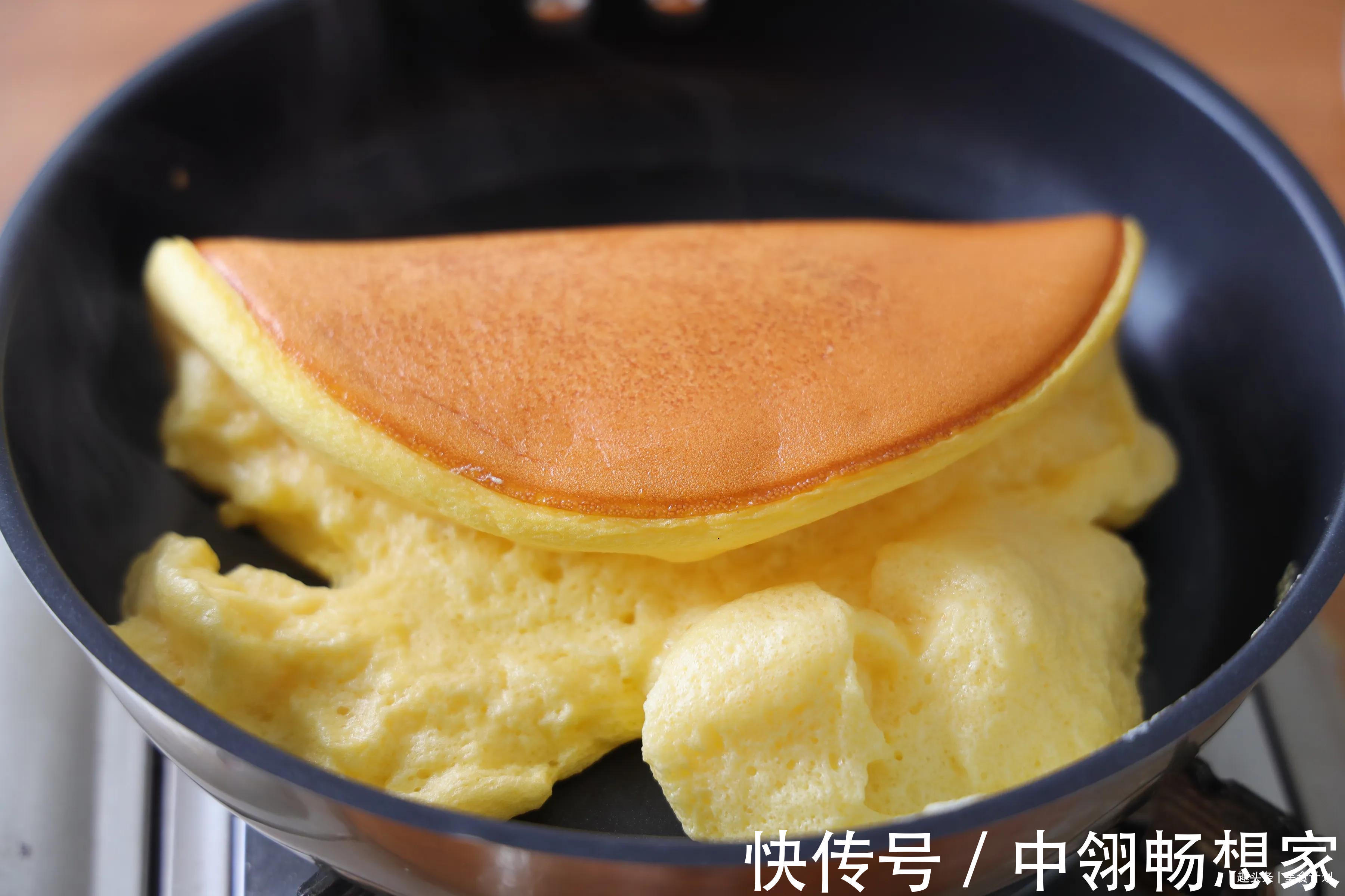 鸡蛋|只要3个鸡蛋就能做出美味的早餐，不要面粉不要油，入口即化！