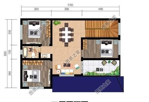 户型|农村小90平方米二层自建房,要的就是精巧细致的美,有没有喜欢的