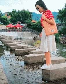 |搞笑GIF:每一位胖姑娘都是有非常大的潜力的,不过感觉这两位新人不太般配