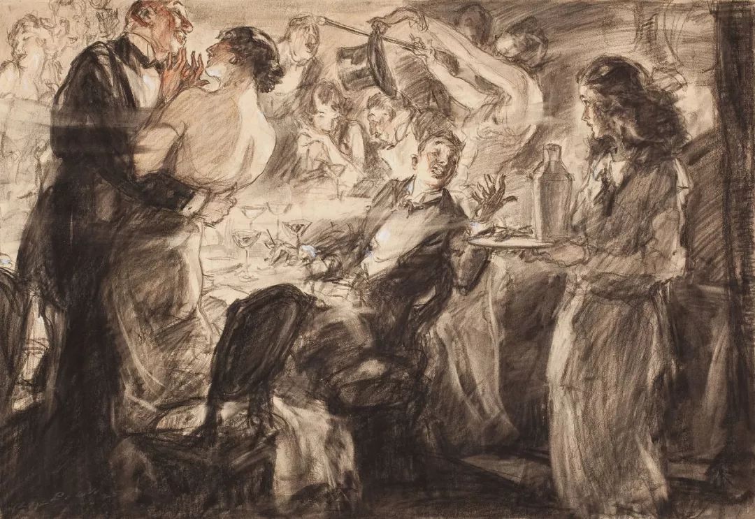 上流社会@美国最伟大的插画家,记录了上流社会的男男女女纸醉金迷的情景