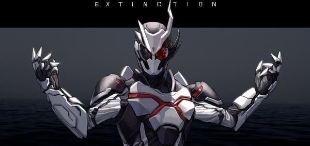 假面骑士龙骑|五位黑白色的假面骑士,假面骑士亚克和亡姐的狼形态很帅气!